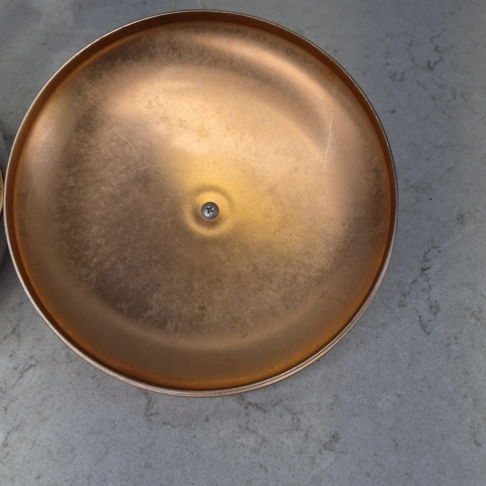Vintage Wear-Ever Hallite No. 2103 1/2 USA 3-1/2 QT Aluminum Pot w/ Copper Lid